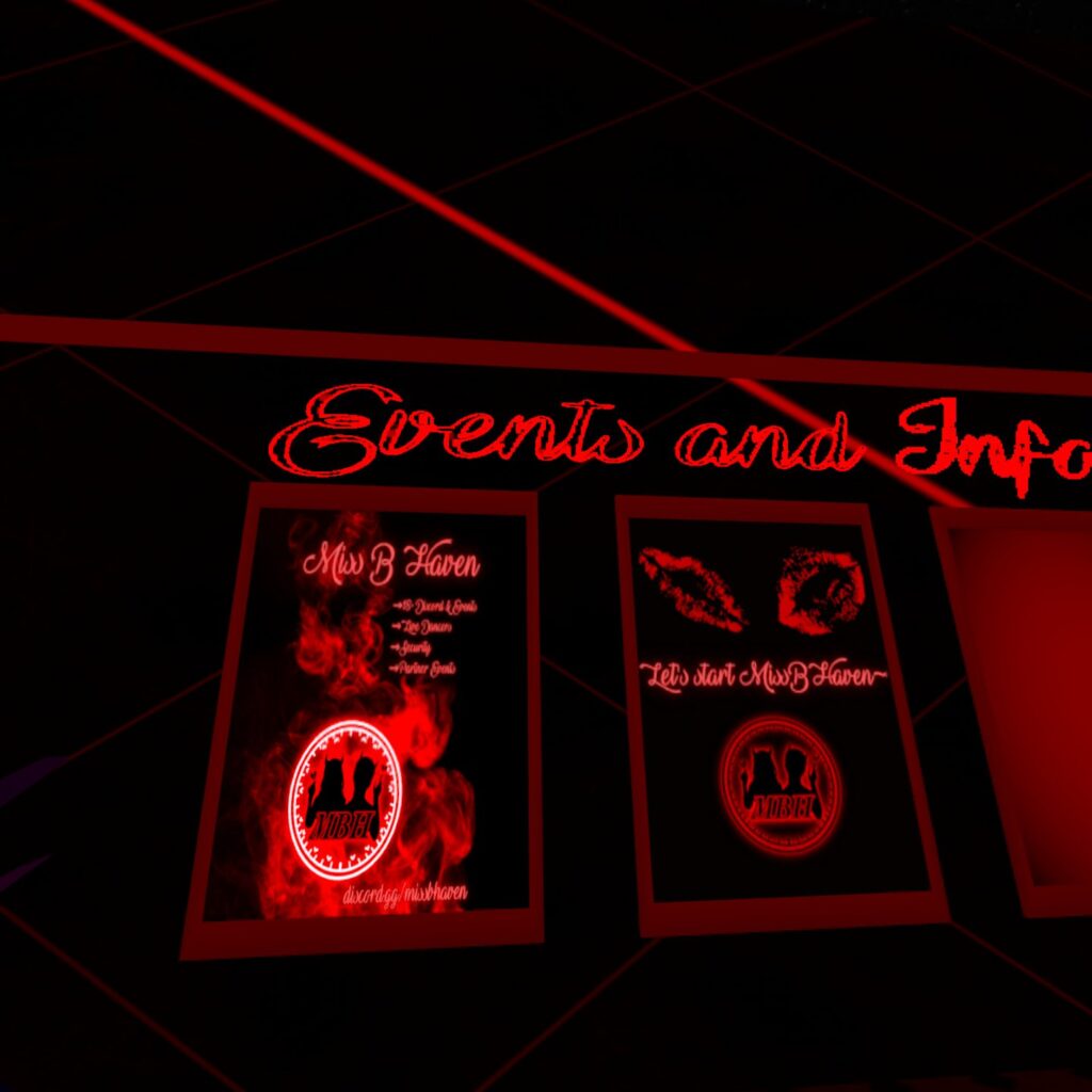 VRChat Porn events and poster